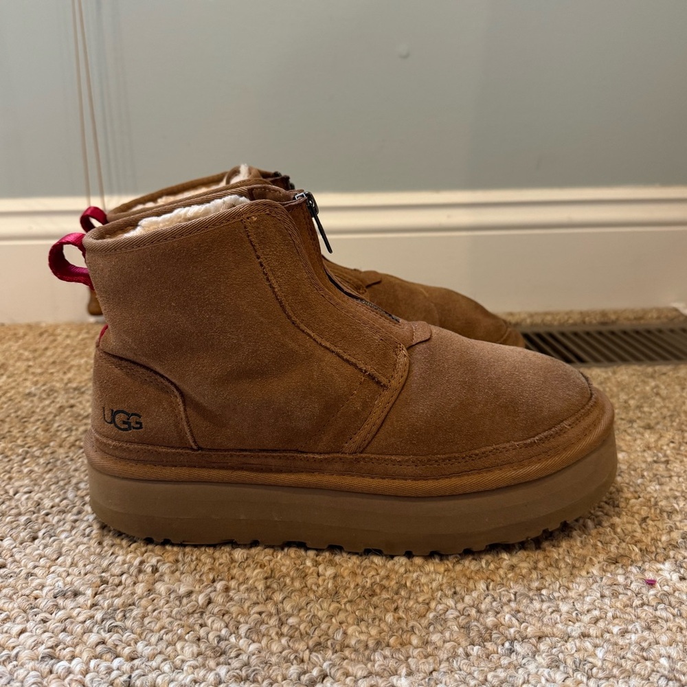 UGG Neumel Zip Platform Booties